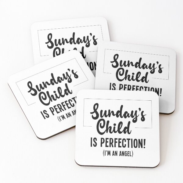 Item preview, Sunday's Child is Perfect designed and sold by VicEllisArt.