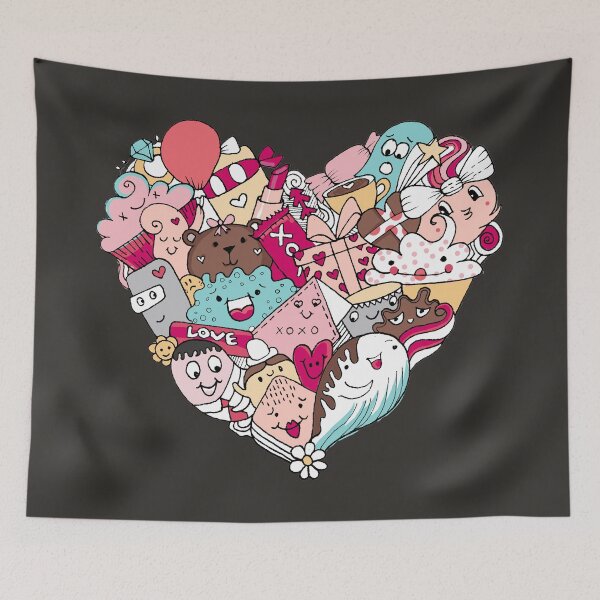Item preview, Un abundante Doodle en negro designed and sold by Sarah Ghayas.