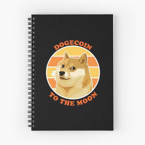 Item preview, Dogecoin To The Moon Sunset designed and sold by ProjecTees.