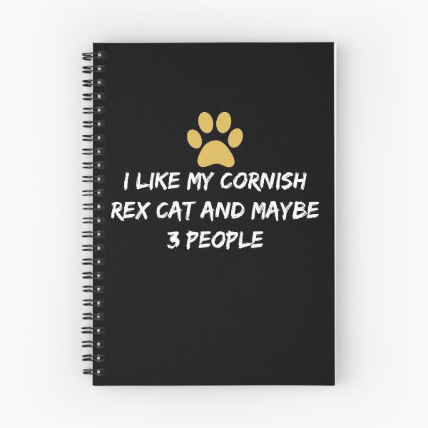 Artikelvorschau, Ich mag meine CORNISH-REX-Katze und vielleicht 3 Personen – süßes Cornish-Rex-Geschenk für Cornish-Rex-Liebhaber entworfen und verkauft von NewDayDesigns.