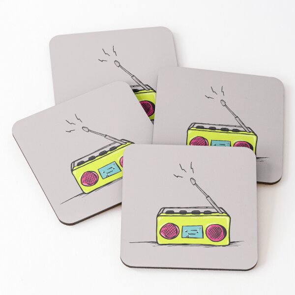 Item preview, Retro cassette player - doodle set 1 designed and sold by fairyflow.