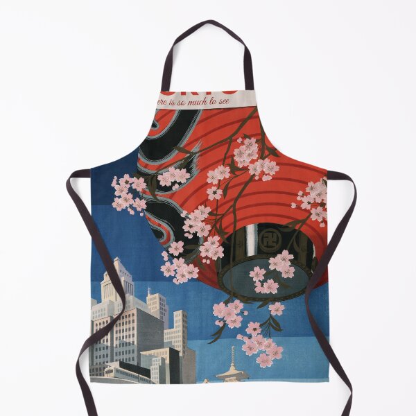 Item preview, Vintage Tokyo Travel Poster designed and sold by redoARTstore.