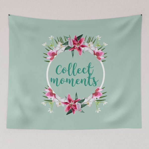 Item preview, collect moments flower illustration designed and sold by horseaddicted.