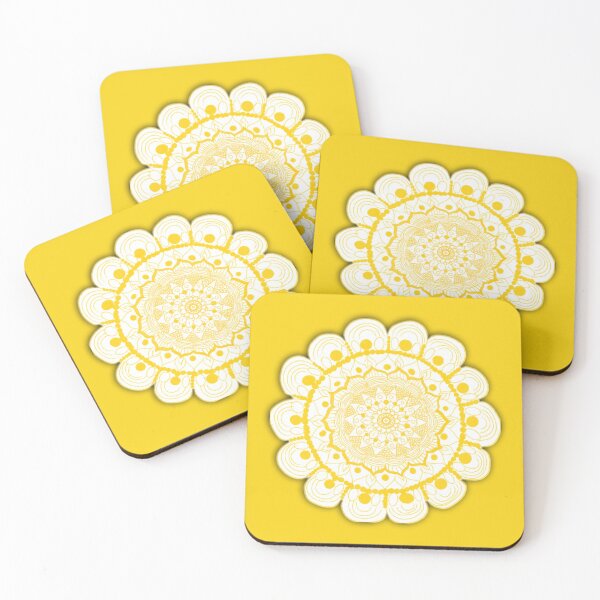 Item preview, Mandala de flores soleadas designed and sold by Startledsaint.
