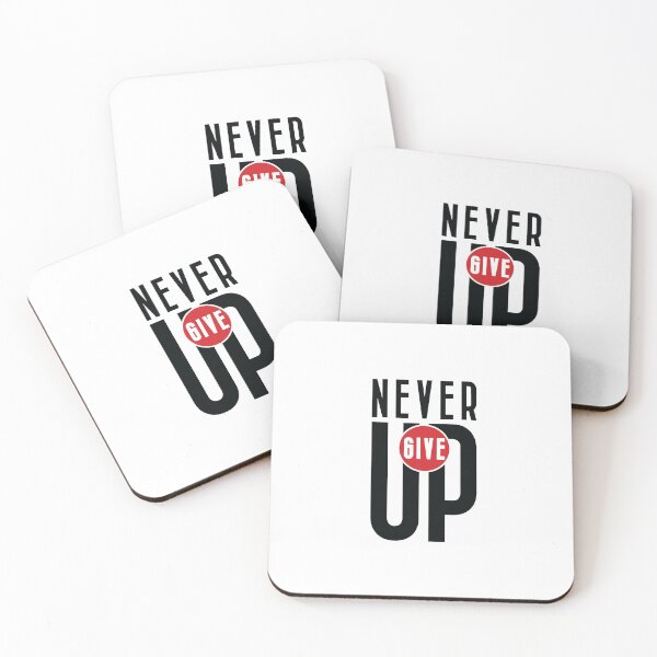 Item preview, Never give up designed and sold by PixelStudioBe.