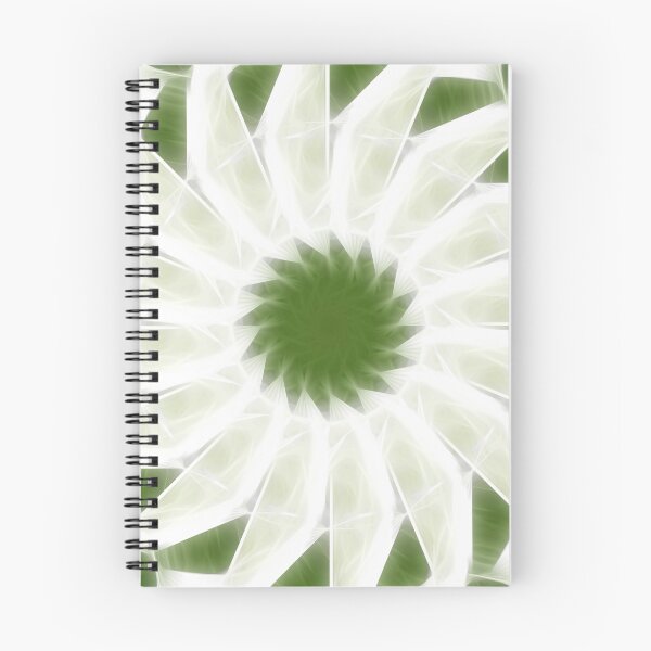 Item preview, Green White Kaleidoscope Art 10 designed and sold by TravelPhotoArt.