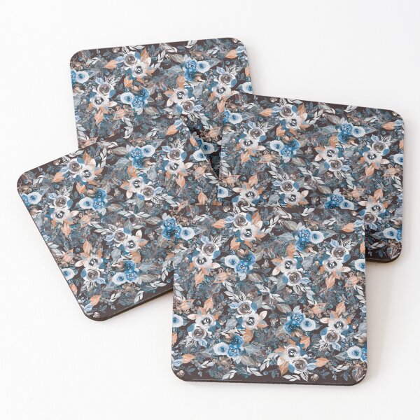 Item preview, Dreamy, magical Midnight rose garden in Sienna color designed and sold by IngaDesign.