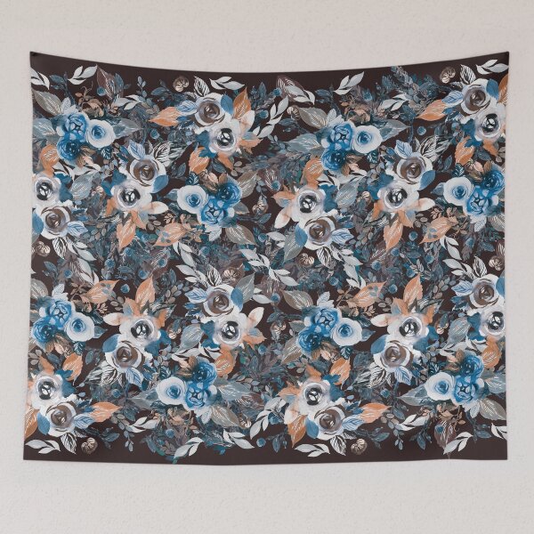 Item preview, Dreamy, magical Midnight rose garden in Sienna color designed and sold by IngaDesign.