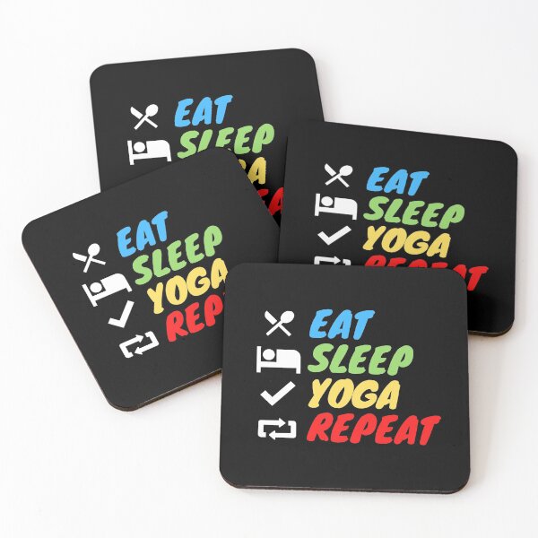 Item preview, Eat Sleep Yoga Repeat designed and sold by HobbyRoost.
