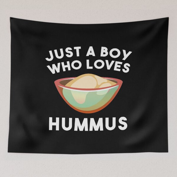 Item preview, Just A Boy Who Loves Hummus designed and sold by Alaadin Bendali Braham.