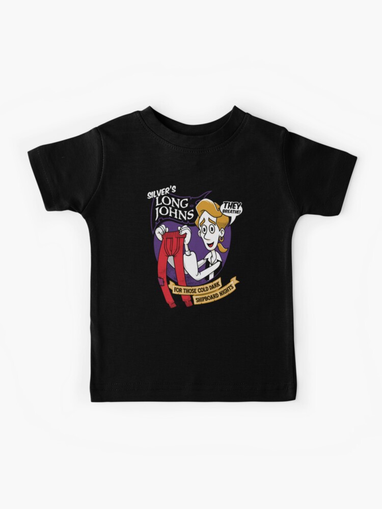 Silver's Long Johns - Monkey Island - Vintage Video Game - Pirate | Kids  T-Shirt