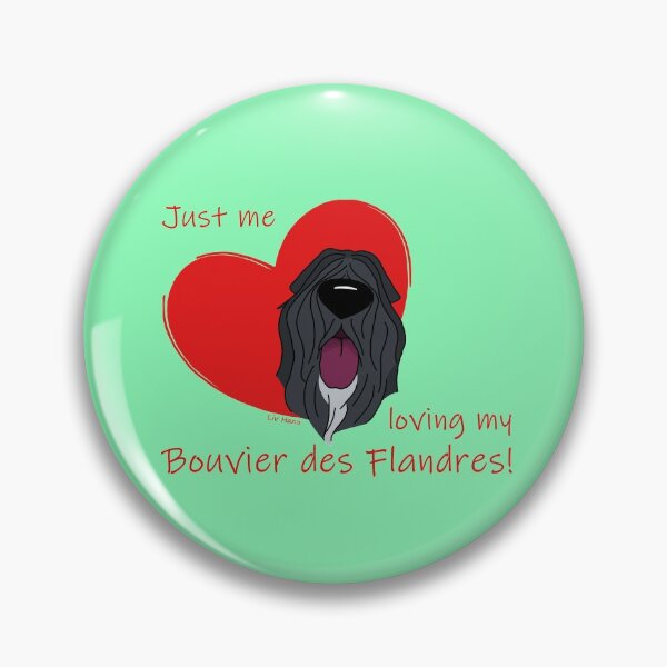 Item preview, Just me loving my Bouvier des Flandres designed and sold by LivHana.