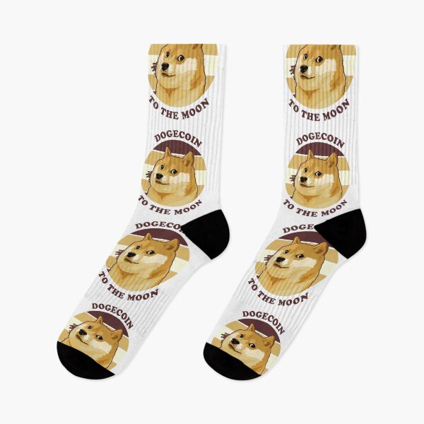 Item preview, Dogecoin To The Moon Sunset designed and sold by ProjecTees.