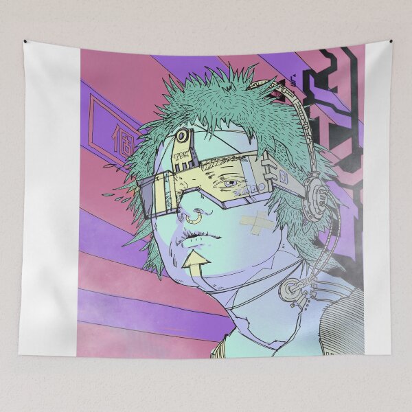 Item preview, Cyberpunk Girl from the Future  designed and sold by Sandronad.