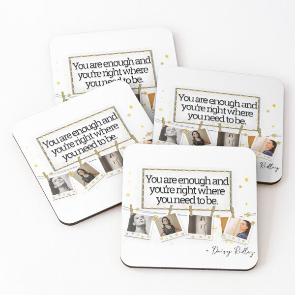 Item preview, Daisy Ridley Quote designed and sold by Marie-Rumbelle.