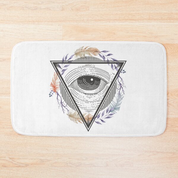 Item preview, Third Eye and Feathers designed and sold by Mantra-tshirt.