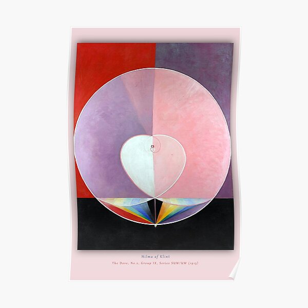 Enhanced Hilma af Klint The Dove No.2 1915 Poster
