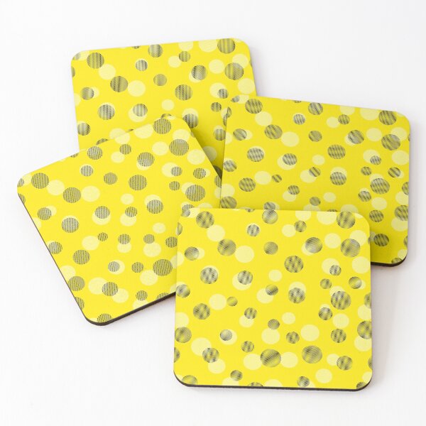 Item preview, Polka Dots Pattern in Yellow  Black and White Design 586 designed and sold by Artnigel.