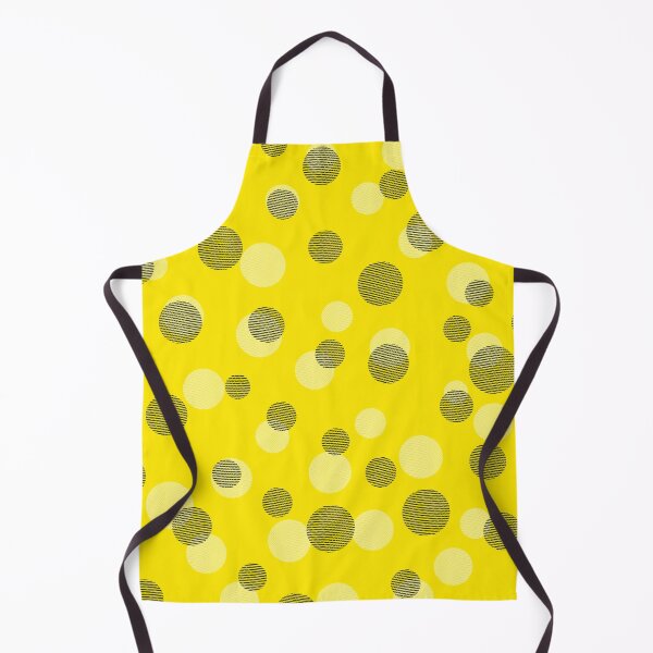 Item preview, Polka Dots Pattern in Yellow  Black and White Design 586 designed and sold by Artnigel.