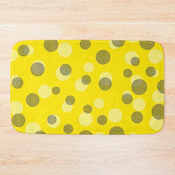 Item preview, Polka Dots Pattern in Yellow  Black and White Design 586 designed and sold by Artnigel.