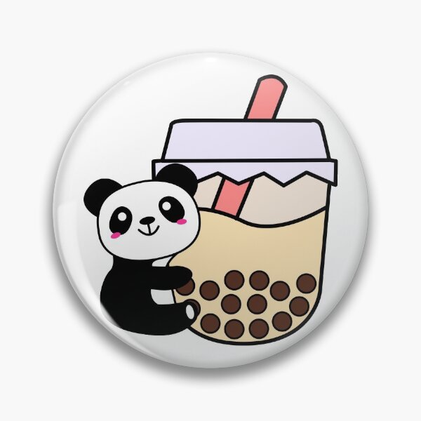 Item preview, Baby Panda Hugs Bubble Tea Kawaii Cream Boba Tea designed and sold by 4U2NV-LDN.