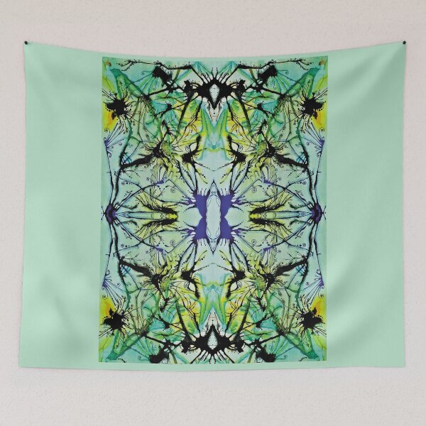 Item preview, abstract blue univers designed and sold by dynkadesign.