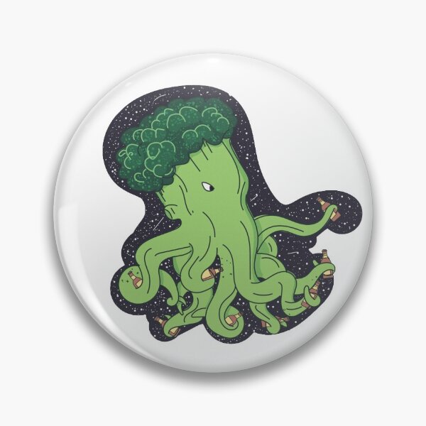 Item preview, broccoli octopus with beer in space yeah designed and sold by BobbyHa.