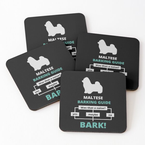 Item preview, maltese barking guide designed and sold by promisesarelies.