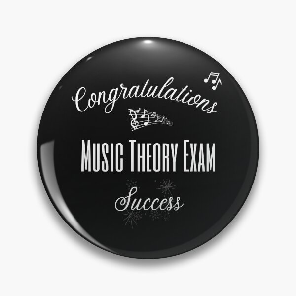 Item preview, Music Theory Exam Success Congratulations designed and sold by MusberriDesigns.