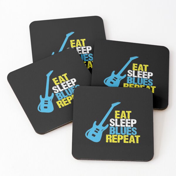 Item preview, Eat Sleep Blues Repeat designed and sold by 3bs-studio.