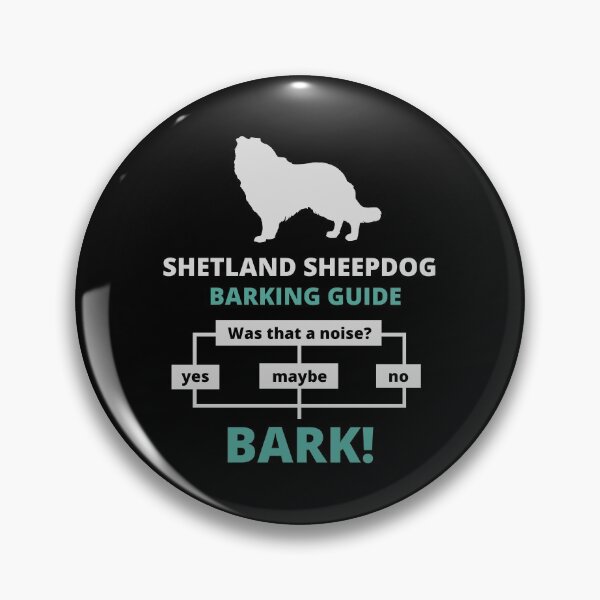 Item preview, shetland sheepdog barking guide designed and sold by promisesarelies.