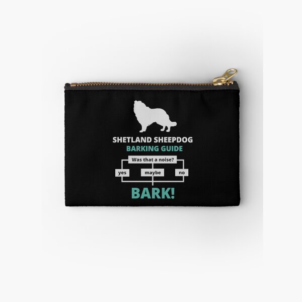 Item preview, shetland sheepdog barking guide designed and sold by promisesarelies.