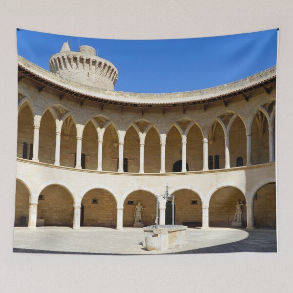Item preview, Bellver Castle Inner Court designed and sold by NavorolArt.