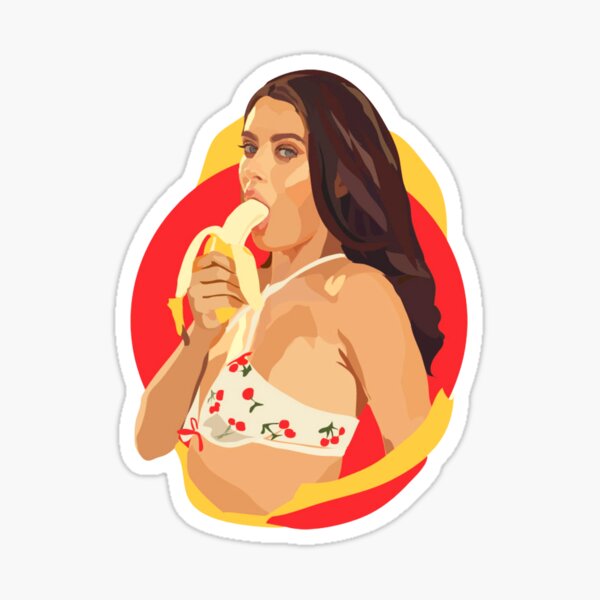 Lana Banana Rhoades Gorgeous humor Pegatina