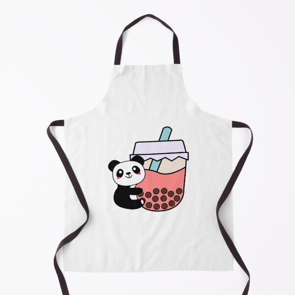Item preview, Happy Baby Panda Hugs Bubble Tea Kawaii Pink Boba Tea designed and sold by 4U2NV-LDN.