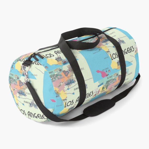 Item preview, Los Angeles California Clean Iconic City Map designed and sold by artshop77.