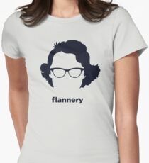 Flannery O' Connor (Hirsute History) Women's Fitted T-Shirt