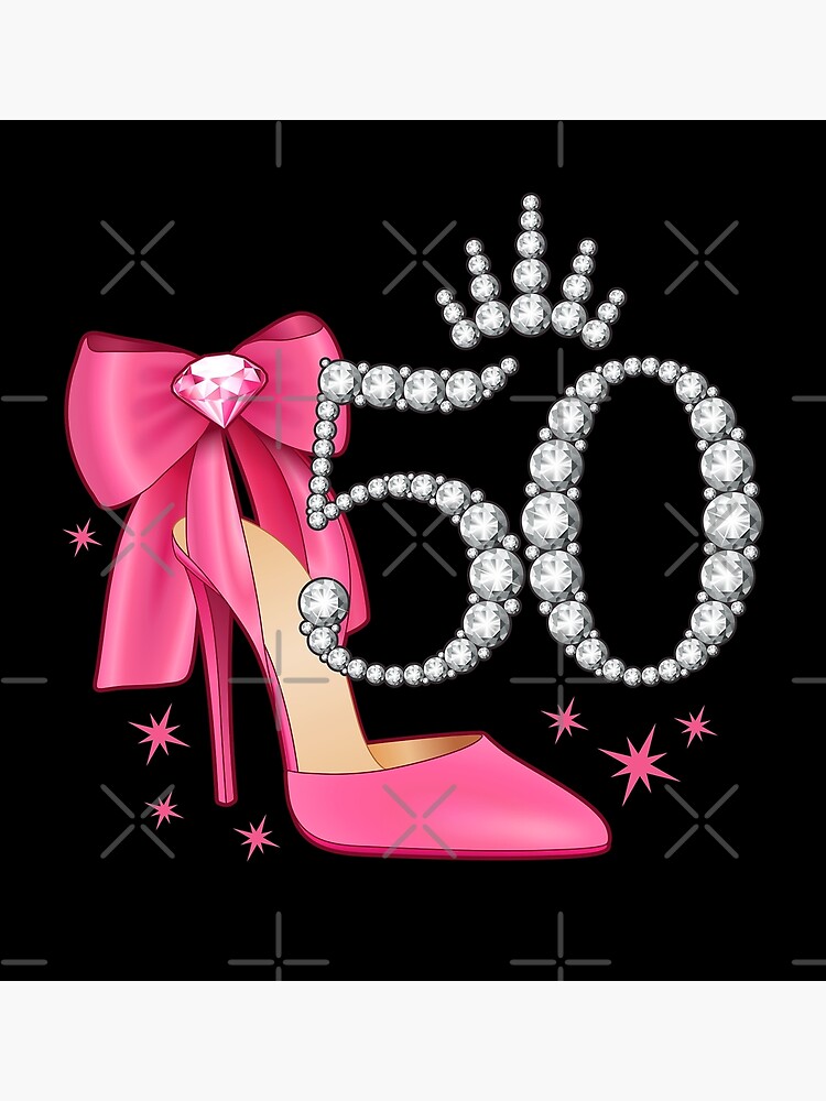 50th Birthday. 50 years old women, ladies Photographic Print for Sale by  iclipart