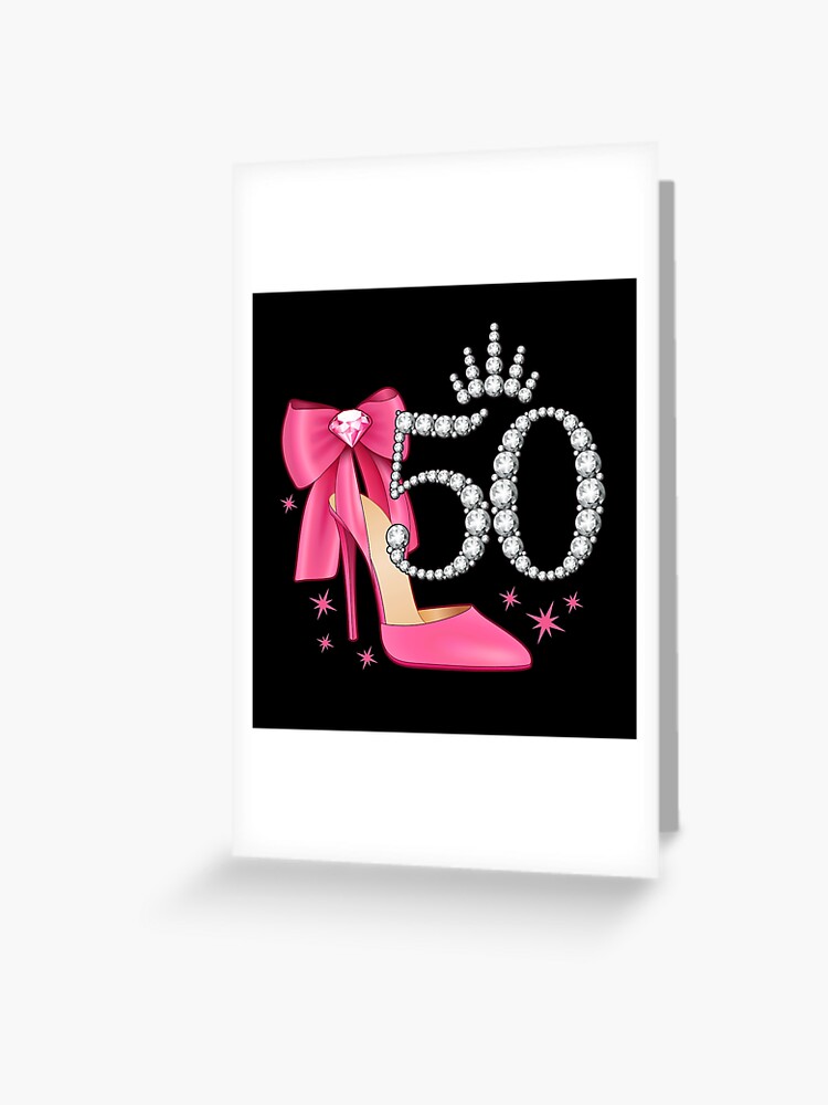 50 cumpleaños. Mujeres de 50 años, damas | Tarjetas de felicitación
