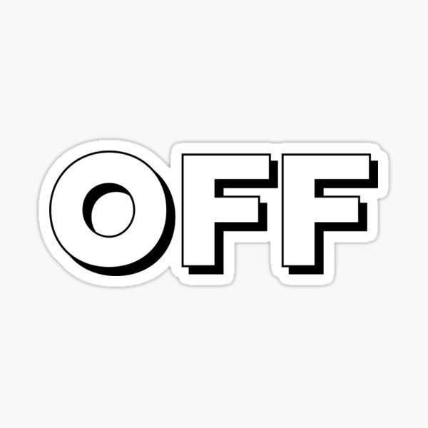 off-t-shirt-design-sticker-for-sale-by-lorro-lilitch-redbubble