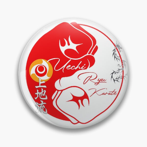 Item preview, Uechi Ryu Karate Yin Yang Fists - Martial Arts Design designed and sold by Zanshin-Art.