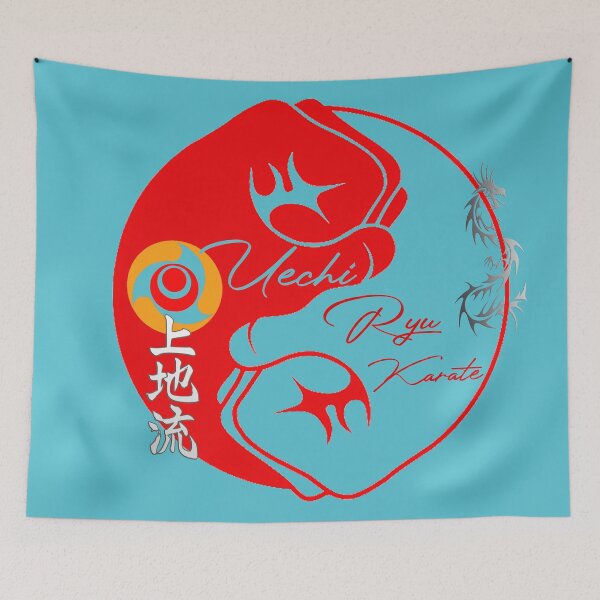 Item preview, Uechi Ryu Karate Yin Yang Fists - Martial Arts Design designed and sold by Zanshin-Art.
