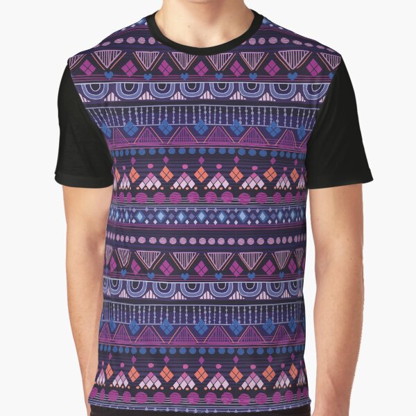 Tribal pattern Graphic T-Shirt