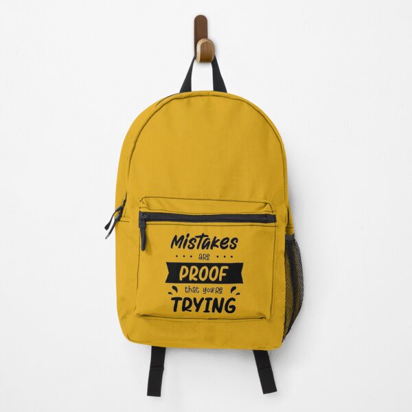 Item preview, Mistakes Are Proof That You Are Trying, Inspirational Quotes designed and sold by The 90's Clothing.
