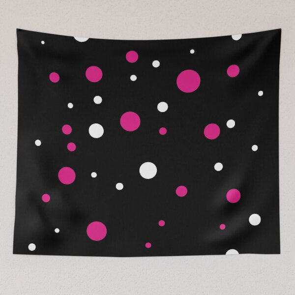 Item preview, Black background with lila and white circles designed and sold by digoarpi.