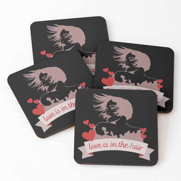 Item preview, Love is in the hair - Girls - Pun - Funny designed and sold by DrawingBoard.