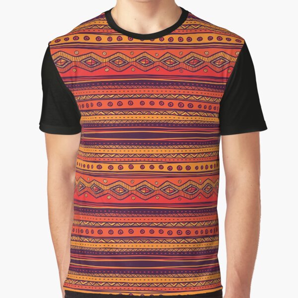 Tribal pattern Graphic T-Shirt