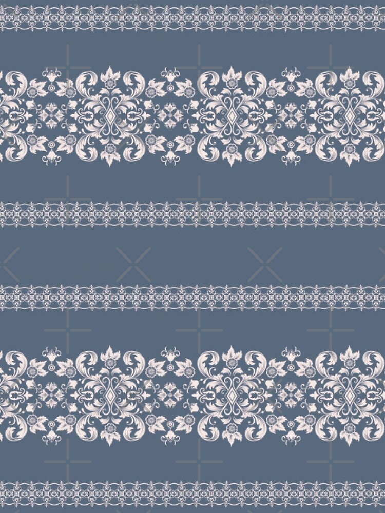 Thumbnail 5 of 5, A-Line Dress, Damask Pattern Border designed and sold by Ristinga.