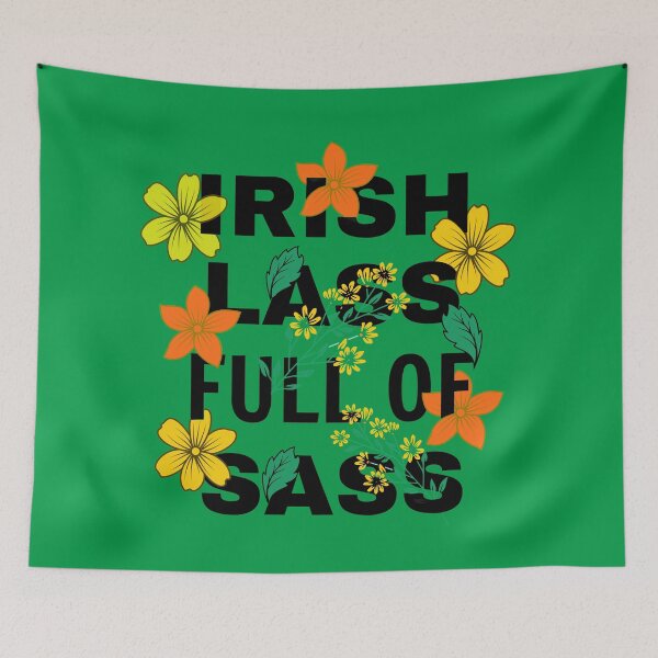 Item preview, Irish Lass full of Sass St Patricks designed and sold by Luvjesus2.