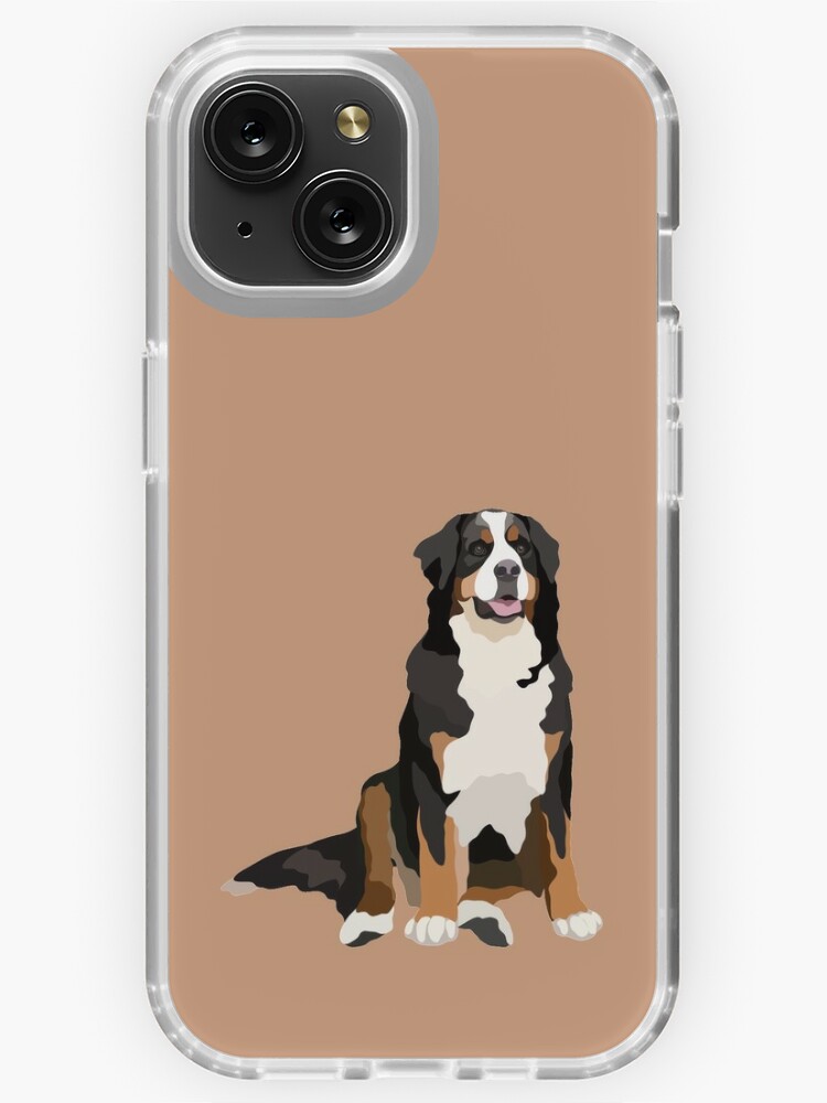 Bernese Mountain Dog Portrait Digital Illustration